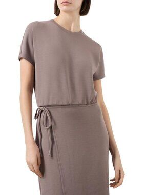 SPANX AirEssentials Tie-Waist Midi Smoke Dress Size Small New With Tag